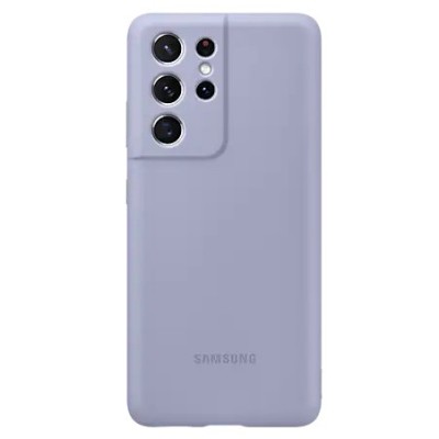 Samsung Galaxy S21 Ultra (G998B) „Samsung“ Silicone Cover cieta silikona TPU violeta apvalks | vacins.lv