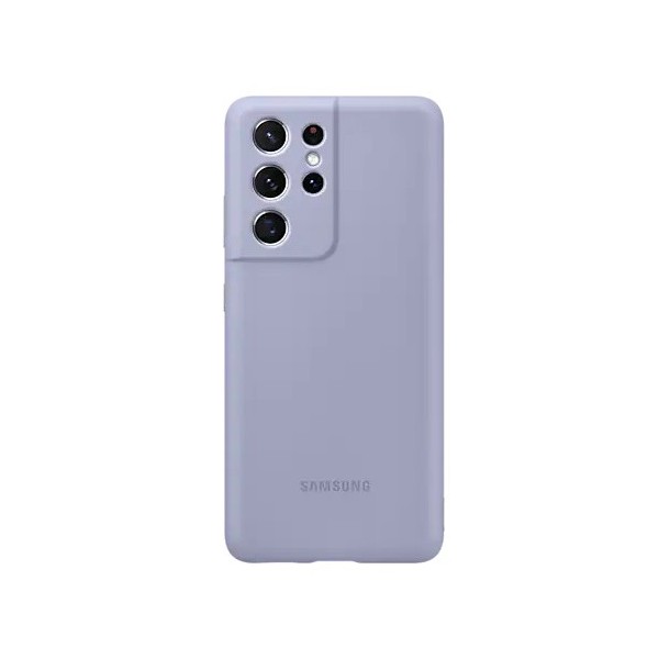 „Samsung“ Silicone Cover apvalks - violeta (Galaxy S21 Ultra)