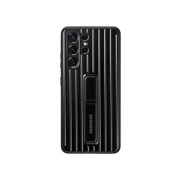 „Samsung“ Protective Standing Cover dėklas - juodas (Galaxy S21 Ultra)