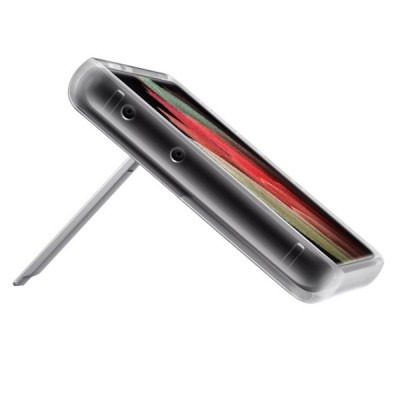 Samsung Galaxy S21 Ultra (G998B) „Samsung“ Clear Standing Cover cieta silikona TPU dzidrs apvalks | vacins.lv