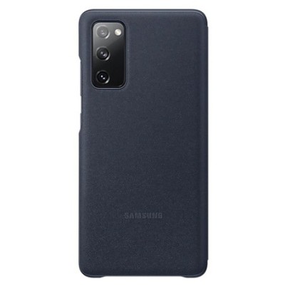 Samsung Galaxy S20 FE (Fan Edition) originalus Smart Clear View Cover (EF-ZG780CNEGEE) atverčiamas tamsiai mėlynas dėklas - knyg