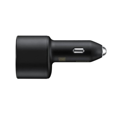 Originalus „Samsung“ Super Fast Dual Charger EP-L5300XBEGEU automobilinis įkroviklis juodas su Type-C laidu (45W + 15W) | Prieda