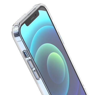Hoco MagSafe Light Apple iPhone 13 Pro Max dzidrs caurspīdīgs silikona (TPU) apvalks | Vacins.lv
