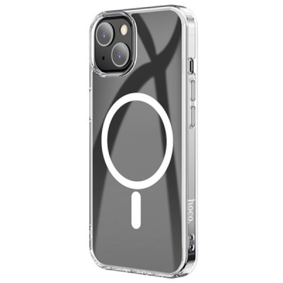 Hoco MagSafe Light Apple iPhone 13 dzidrs caurspīdīgs silikona (TPU) apvalks | Vacins.lv
