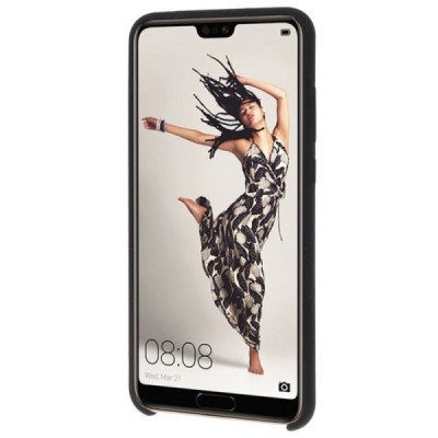 Huawei P20 Pro Shell cieta silikona (TPU) apvalks - melns | vacins.lv