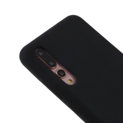 Huawei P20 Pro Shell cieta silikona (TPU) apvalks - melns | vacins.lv