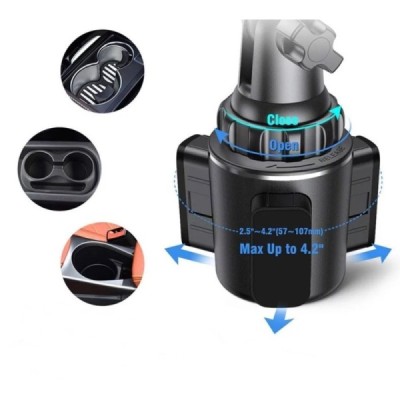 Automobilinis telefono laikiklis Car Cup tvirtinamas puodelio vietoje | Priedai.lt