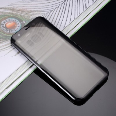 Samsung Galaxy S8 (G950) pelēks (caurspīdīgs) Frame magnētiskais plastmasas apvalks | Vacins.lv