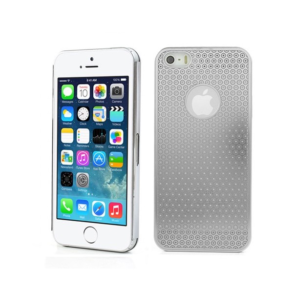 Stilingas, metalo dėklas - sidabrinis (iPhone 5 / 5S / SE 2016)