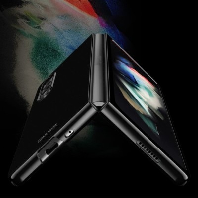 Samsung Galaxy Z Fold3 5G (F926B) „Piano“ Design melns plastika apvalks | vacins.lv