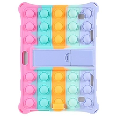 Apple iPad 9.7 (Air, Air 2 ,iPad 2 / 3 / 4) „Popit“ Bubble Kickstand rozs mīksta silikona (TPU) apvalks | Vacins.lv