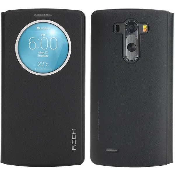 „Rock“ Quick Circle atvēramais futrālis - melns (G3)