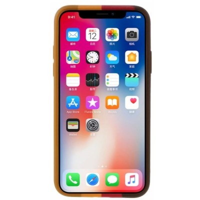 Apple iPhone X (iPhone Xs) „Popit“ Bubble brūns mīksta silikona (TPU) apvalks | Vacins.lv