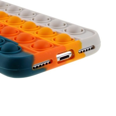 Apple iPhone X (iPhone Xs) „Popit“ Bubble minkšto silikono TPU žalias dėklas - nugarėlė | Priedai.lt