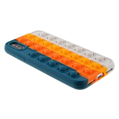 Apple iPhone X (iPhone Xs) „Popit“ Bubble minkšto silikono TPU žalias dėklas - nugarėlė | Priedai.lt