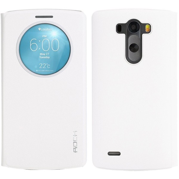 „Rock“ Quick Circle atvēramais futrālis - balts (G3)