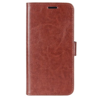 Nokia 3.1 Plus (2018) atvēramais ādas brūns maciņš, grāmata (maks) / Vacins.lv