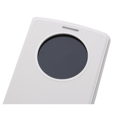 Rock Quick Circle LG G3 balts atvēramais futrālis - grāmatiņa / Vacins.lv