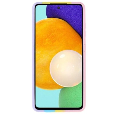 Samsung Galaxy A72 5G (A726B, A725F) „Popit“ Big Bubble minkšto silikono TPU rožinis dėklas - nugarėlė | Priedai.lt