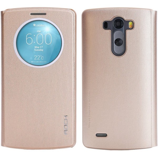 „Rock“ Quick Circle atverčiamas dėklas - šampaninis (G3)