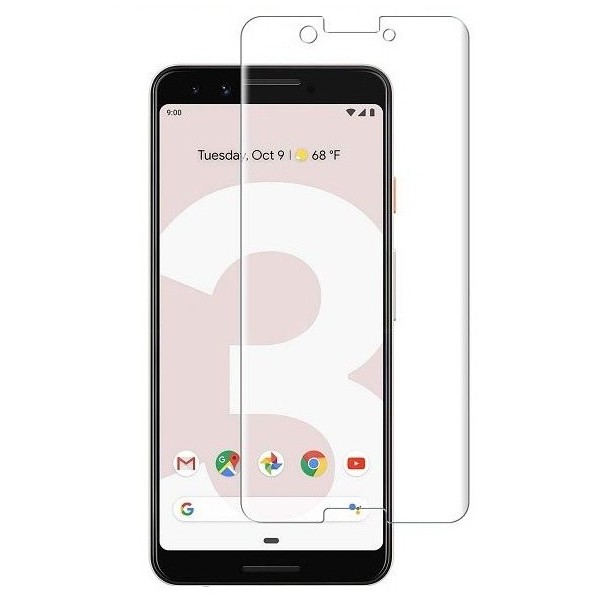 „Calans“ Tempered Glass (nepilno dengimo) apsauginis ekrano stiklas 0.3 mm (Pixel 3)