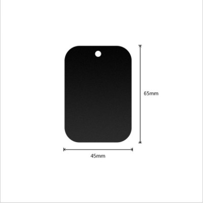 „Metal“ metāla plāksne - uzlīme (uz magnētiskais auto turētājs) - melns | Vacins.lv