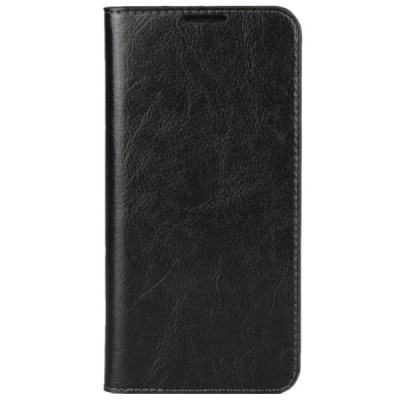 Xiaomi Mi 9 (Mi 9 Explorer) Split solīds atvēramais ādas melns maciņš - maks | Vacins.lv