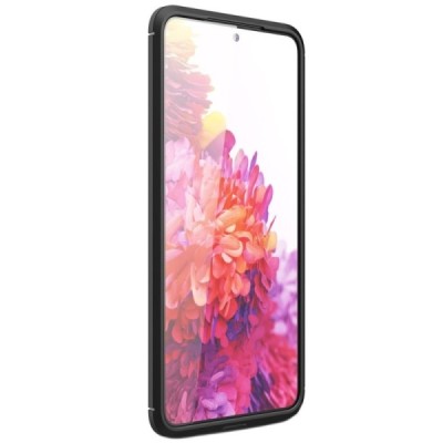 Samsung Galaxy S21 FE (Fan Edition) 5G „Carbon“ cieta silikona (TPU) melns apvalks | vacins.lv