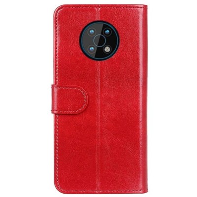 Nokia G50 sarkans atvērams maciņš, maks | Vacins.lv