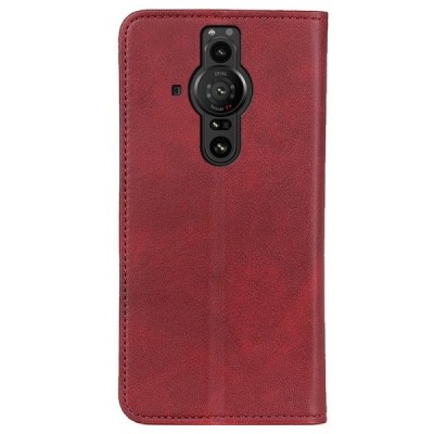 Sony Xperia Pro-I „Split“ sērijas sarkans atvērams maciņš, maks | Vacins.lv