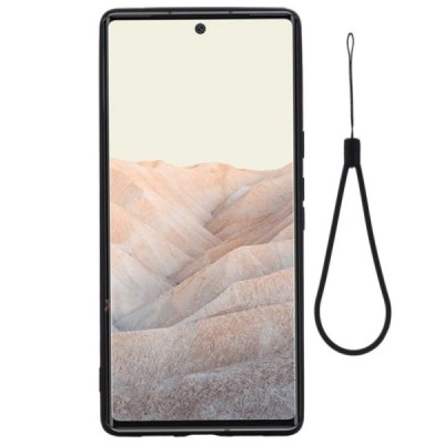 Google Pixel 6 Pro Shell cieta silikona (TPU) apvalks - melns | vacins.lv