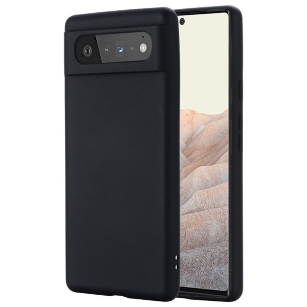 „Shell“ cieta silikona (TPU) apvalks - melns (Pixel 6)