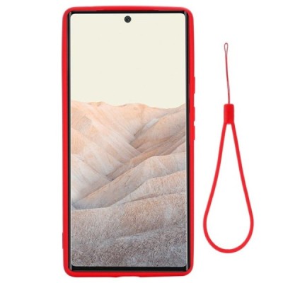 Google Pixel 6 Shell cieta silikona (TPU) apvalks - sarkans | vacins.lv