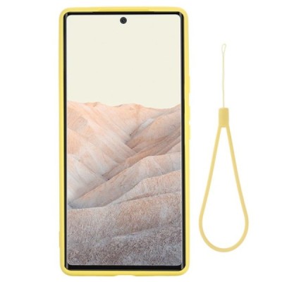 Google Pixel 6 Shell cieta silikona (TPU) apvalks - dzeltens | vacins.lv