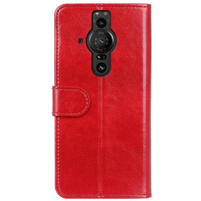 Sony Xperia Pro-I sērijas sarkans atvērams maciņš, maks | Vacins.lv