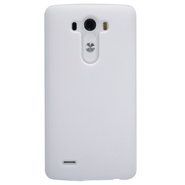 „Nillkin“ Frosted Shield futrālis - balts + ekrāna aizsargplēve (G3)