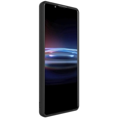Sony Xperia Pro-I Imak cieta silikona (TPU) melns vāciņš | Vacins.lv