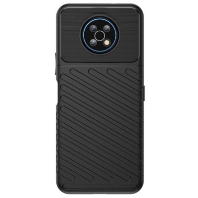 Nokia G50 „Twill“ cieta silikona (TPU) melns apvalks | vacins.lv