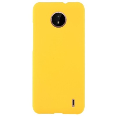 Nokia C10, C20 plastmasas dzeltens futrālis | Vacins.lv