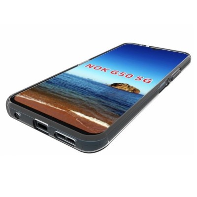 Nokia G50 kieto silikono TPU skaidrus dėklas - nugarėlė | Priedai.lt