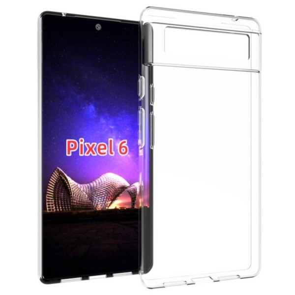 Cieta silikona (TPU) vāciņš - dzidrs (Pixel 6)
