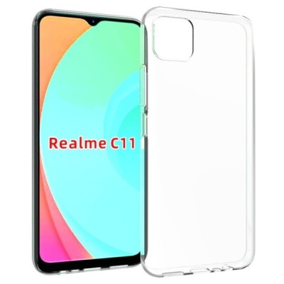 Realme C11 cieta silikona (TPU) dzidrs vāciņš | Vacins.lv