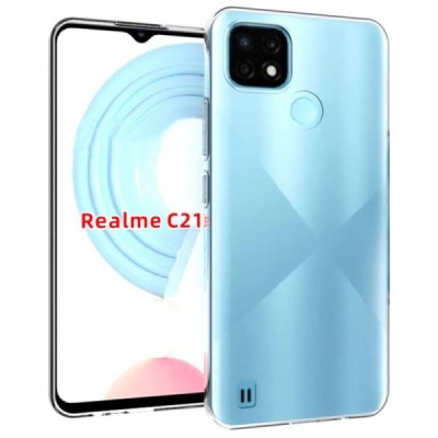 Realme C20, C21 cieta silikona (TPU) dzidrs vāciņš | Vacins.lv