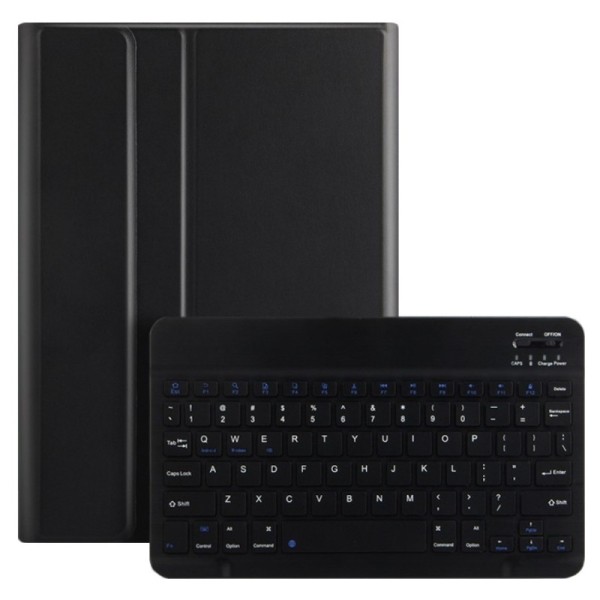 Atverčiamas dėklas su klaviatūra - juodas (Galaxy Tab A8 10.5 2021)
