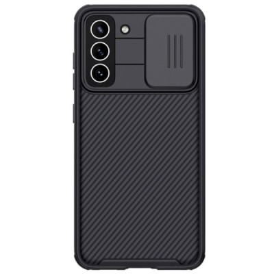 Samsung Galaxy S21 FE (Fan Edition) 5G „Nillkin“ CamShield melns apvalks | vacins.lv