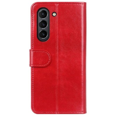 Samsung Galaxy S21 FE (Fan Edition) 5G atvēramais ādas sarkans maciņš, grāmata (maks) | Vacins.lv