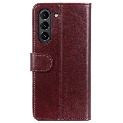 Samsung Galaxy S21 FE (Fan Edition) 5G atvēramais ādas brūns maciņš, grāmata (maks) | Vacins.lv