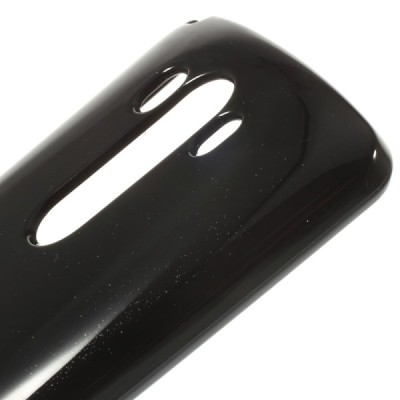 LG G3 Mercury melns cieta silikona (TPU) futrālis / Vacins.lv