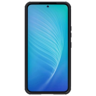 Samsung Galaxy S22+ 5G (SM-S906X) „Nillkin“ CamShield melns apvalks | vacins.lv