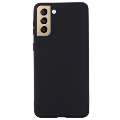 Samsung Galaxy S21 FE (Fan Edition) 5G Shell cieta silikona (TPU) apvalks - melns | vacins.lv